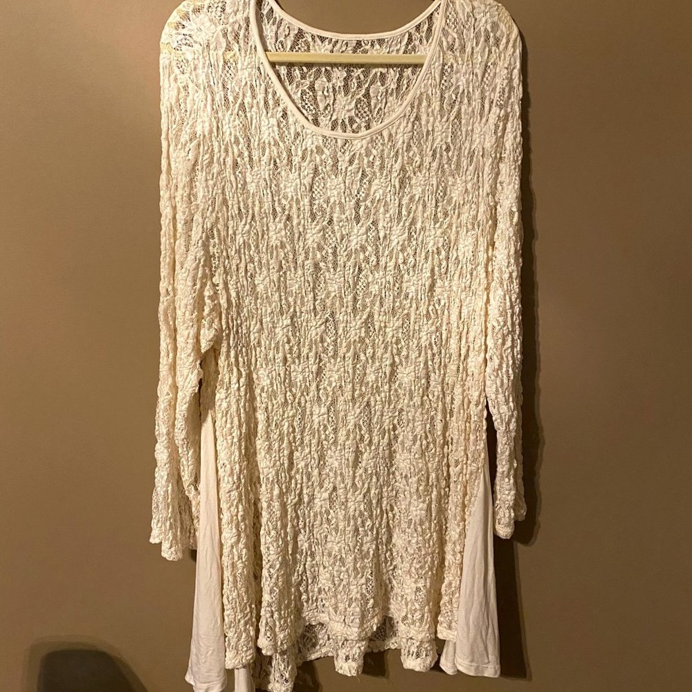 See-through sweater